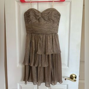 Max & Cleo Strapless Layered dress